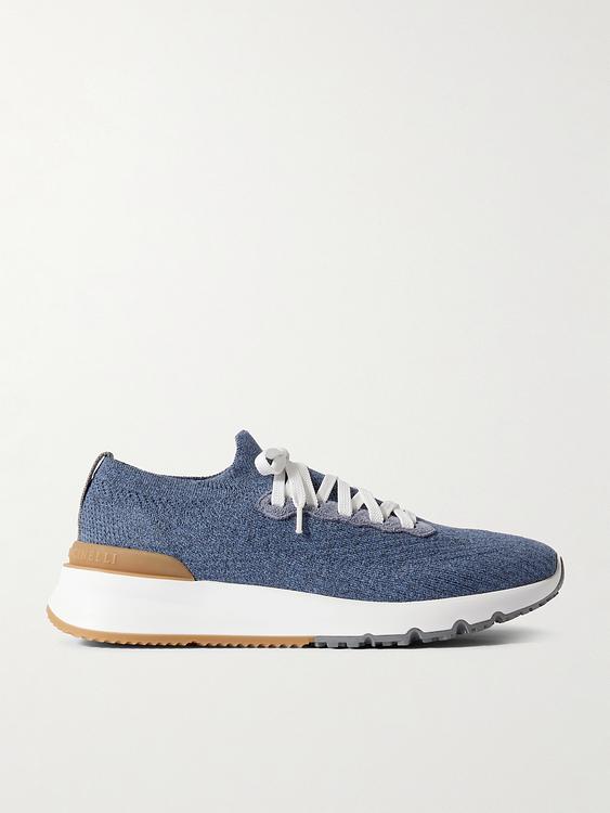 Blue sneakers from Brunello Cucinelli
