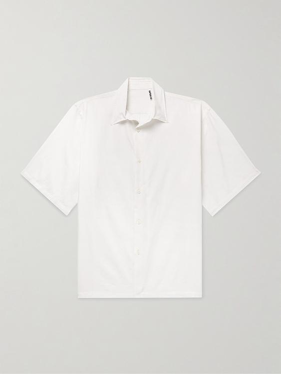 White short sleeve polo shirt from Kaptain Sunshine