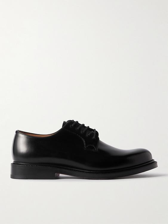 Black derby shoes from Church's