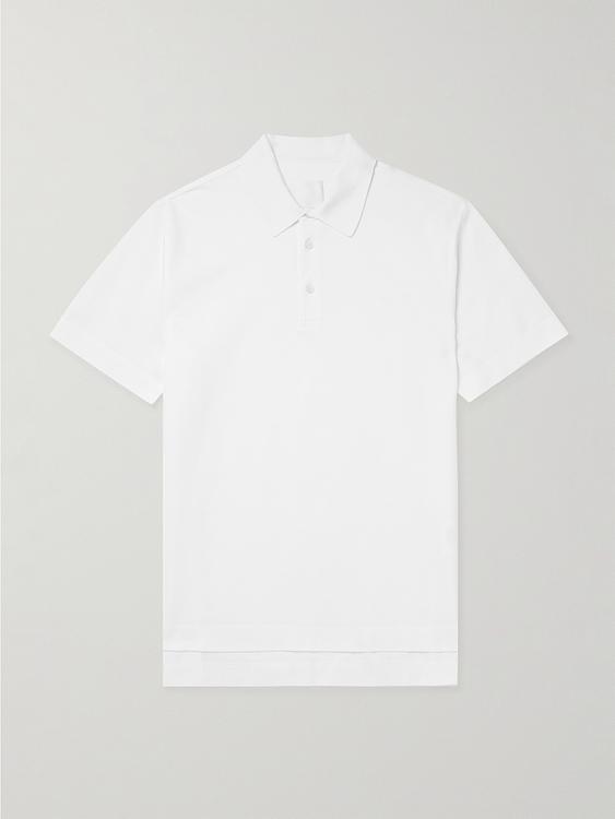 White short sleeve polo shirt from Givenchy