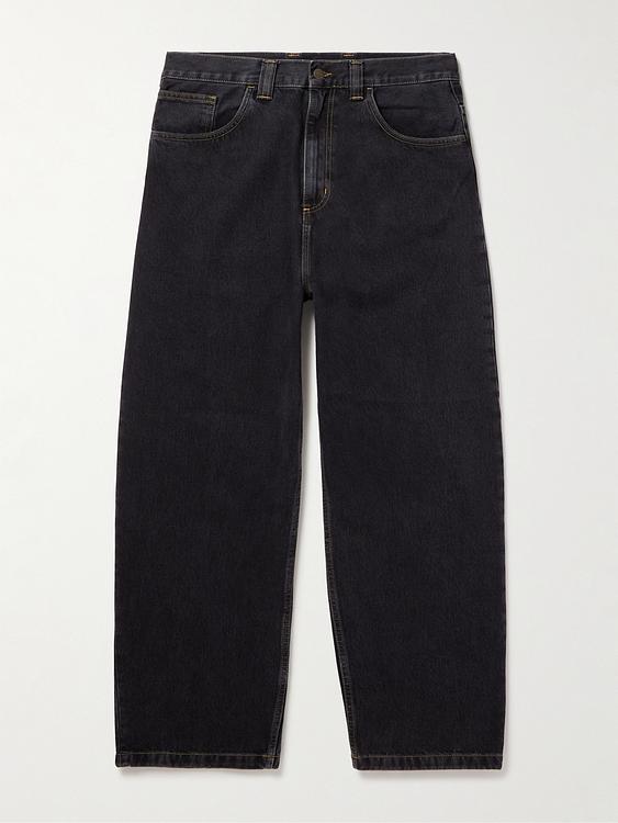 Black wide-leg jeans from Carhartt Wip