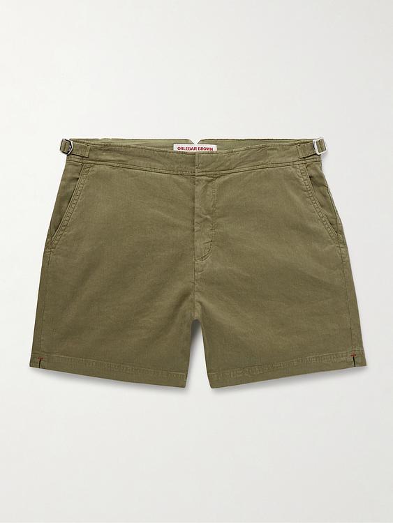 Taupe chino shorts from Orlebar Brown