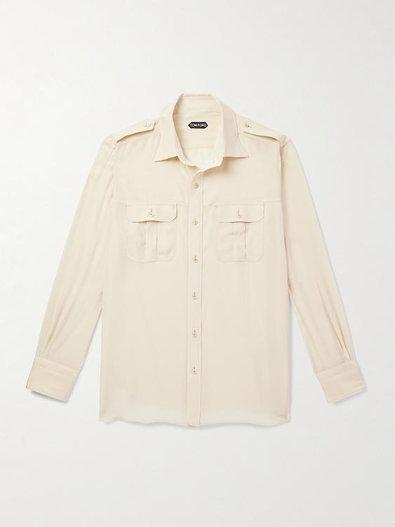 White casual shirt from Tom Ford