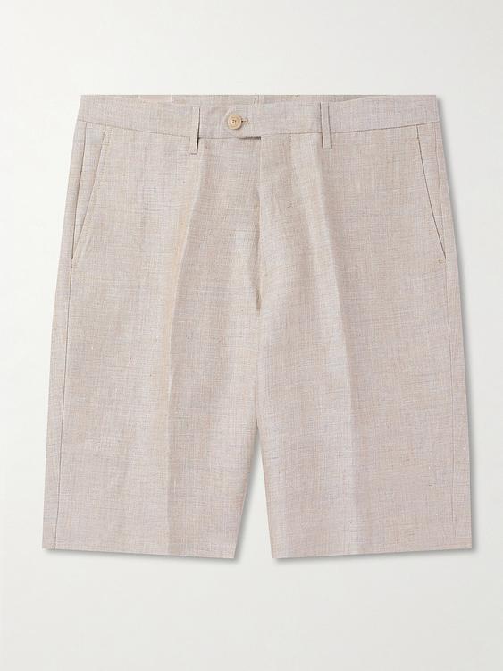 Beige chino shorts from Etro