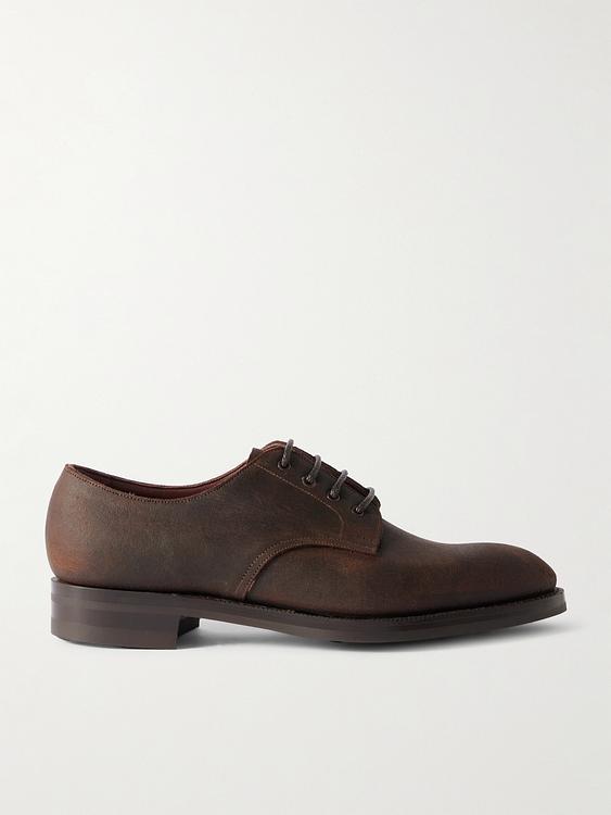 Dark brown derby shoes from Edward Green