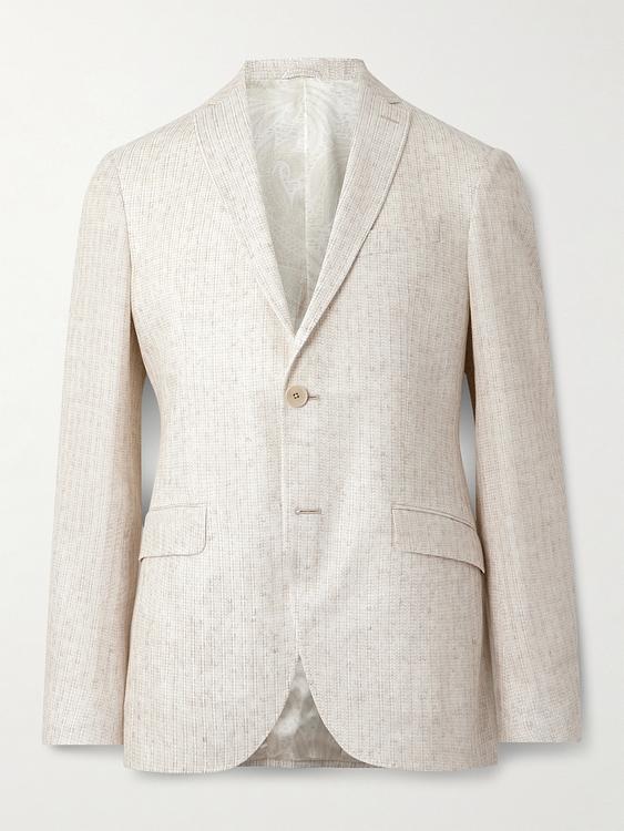 White suit jacket from Etro