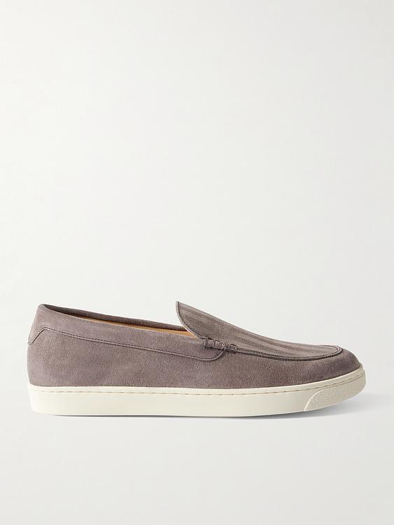 Grey loafers from Brunello Cucinelli