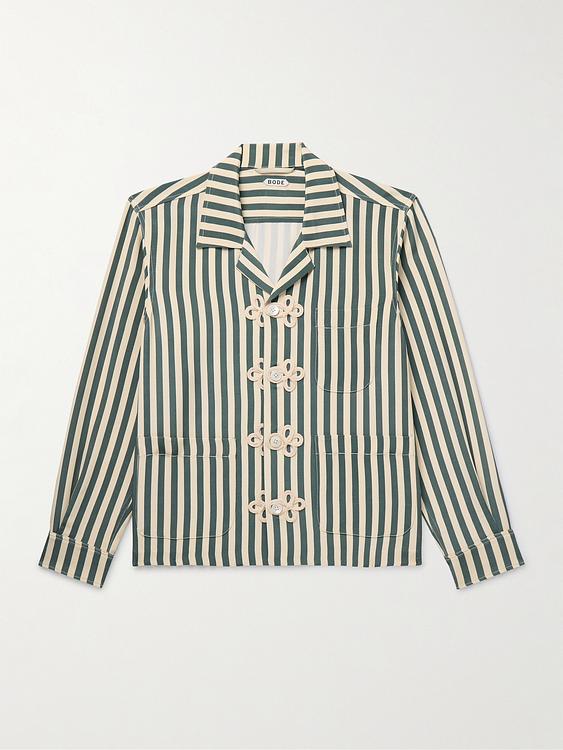 Striped multicolor casual shirt from Bode