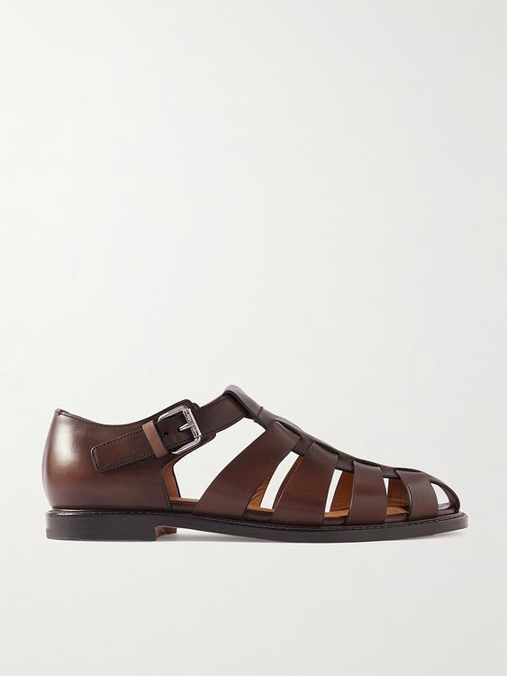 Dark brown sandals from Church's