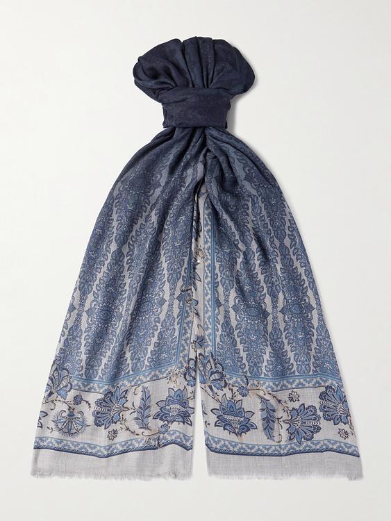 Dark grey scarve from Etro