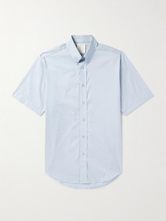 Light blue short sleeve shirt from Givenchy