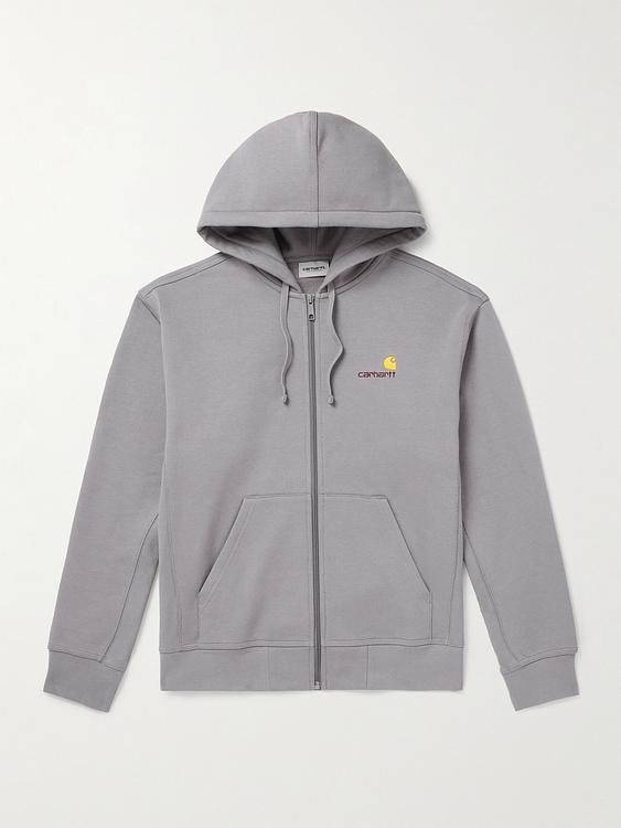 Grey hooded sweatshirt from Carhartt Wip