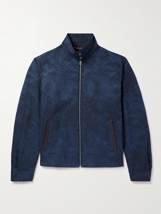 Dark blue bomber jacket from Etro