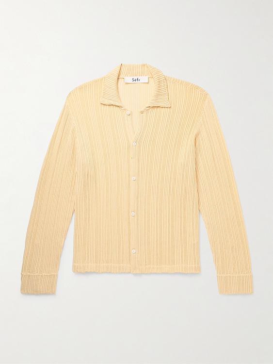 Peach cardigan from Séfr