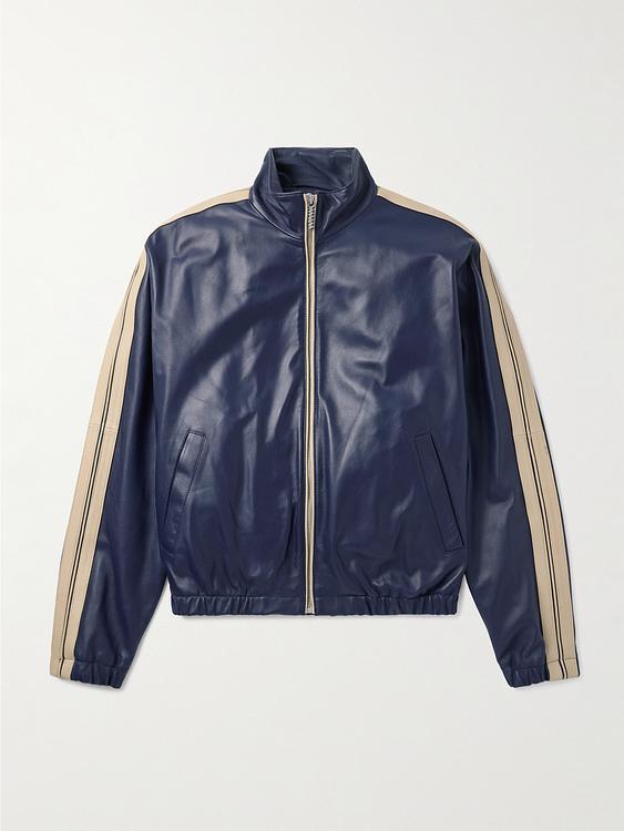 Striped dark blue casual jacket from Marni