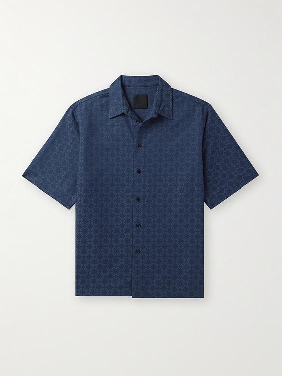 Dark blue short sleeve shirt from Givenchy