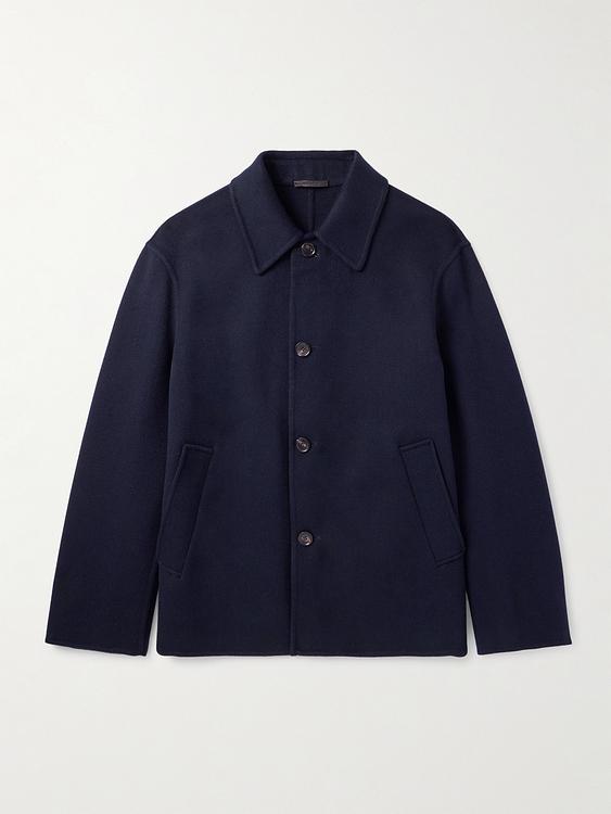 Dark blue overshirt from Loro Piana