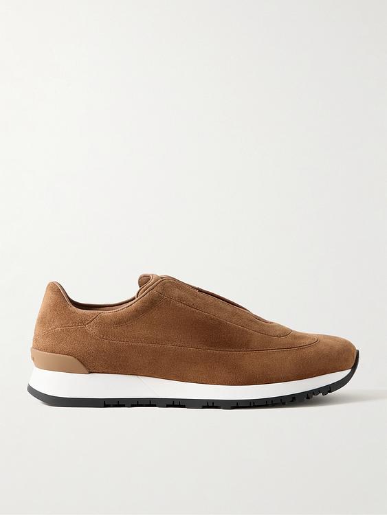 Brown sneakers from John Lobb