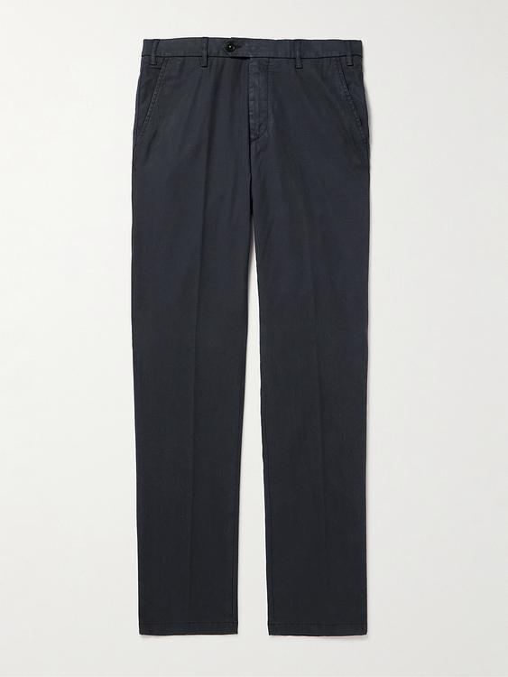 Black chinos from Canali