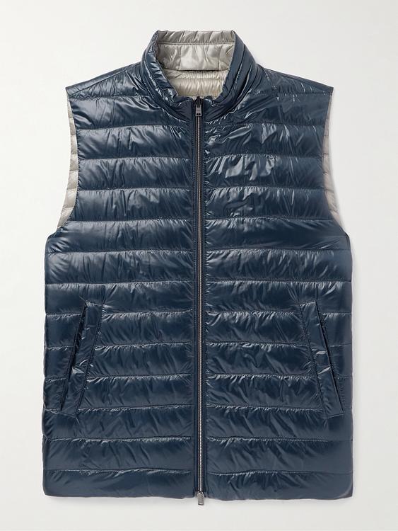 Dark blue vest from Herno