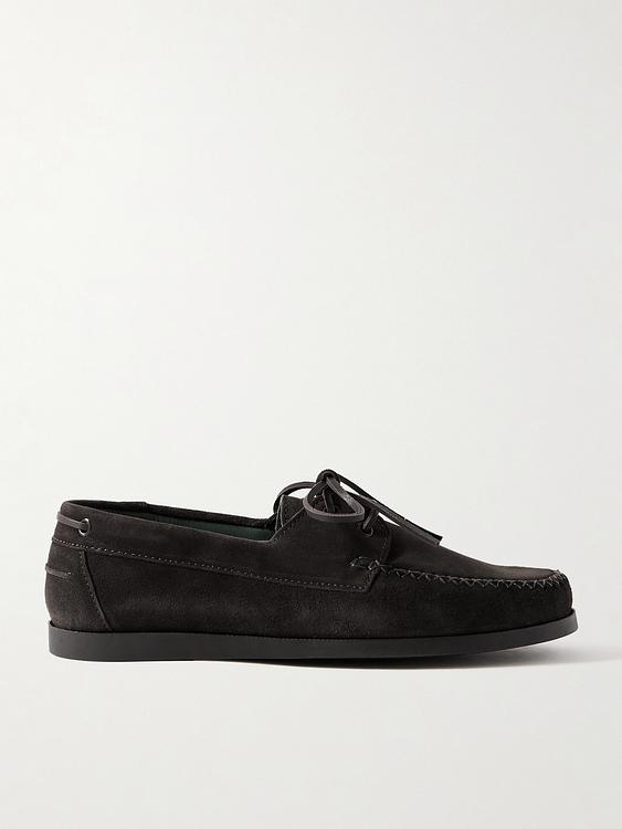 Black boat shoes from VINNY's