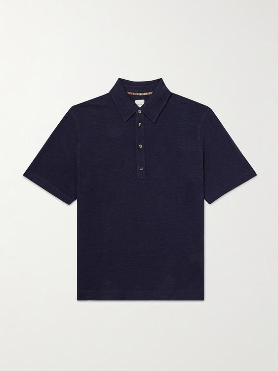 Black short sleeve polo shirt from Paul Smith