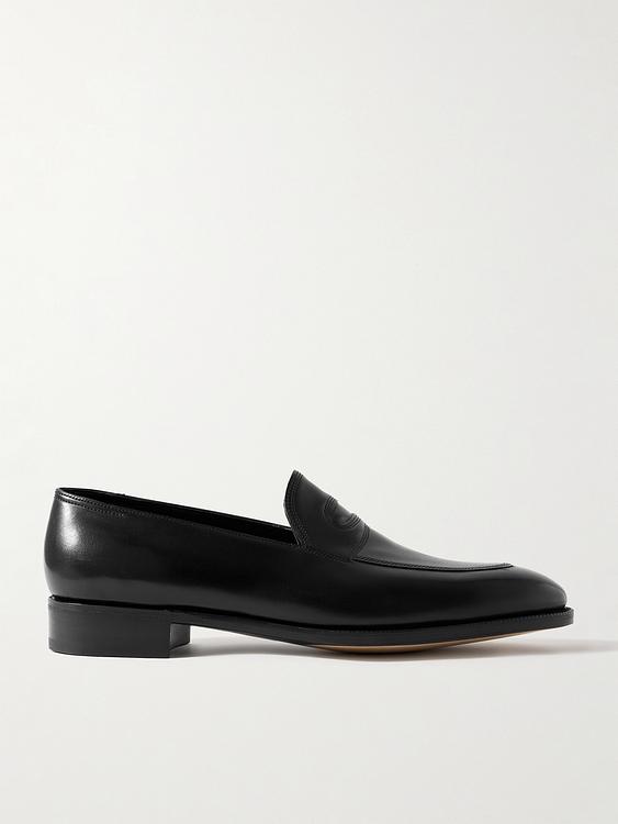 Black loafers from John Lobb