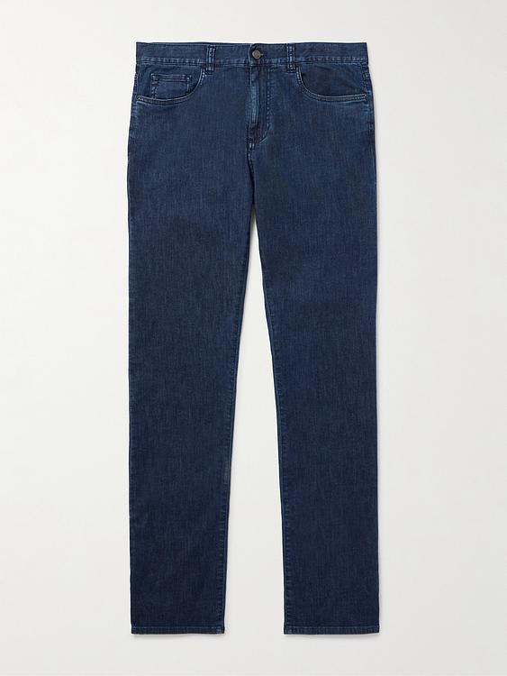 Dark blue jeans from Canali