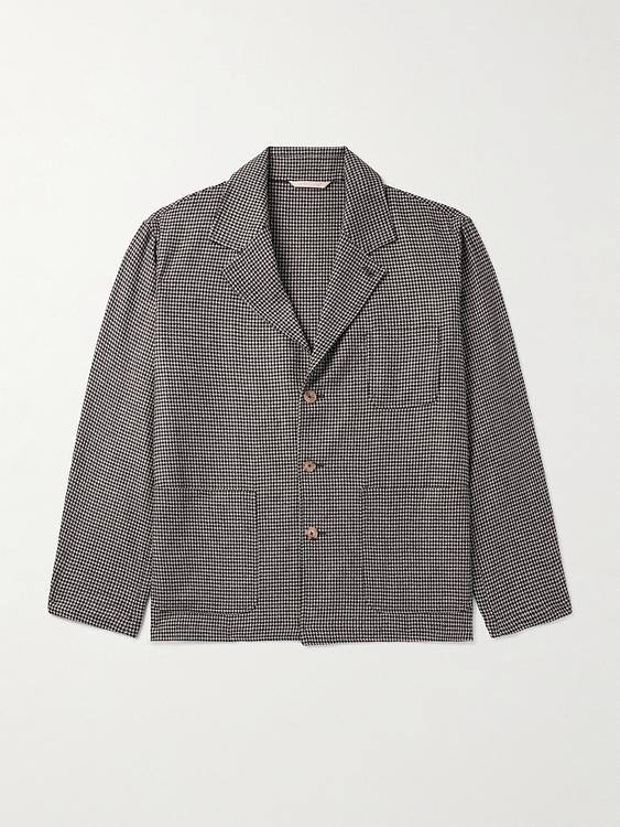 Black casual jacket from De Bonne Facture