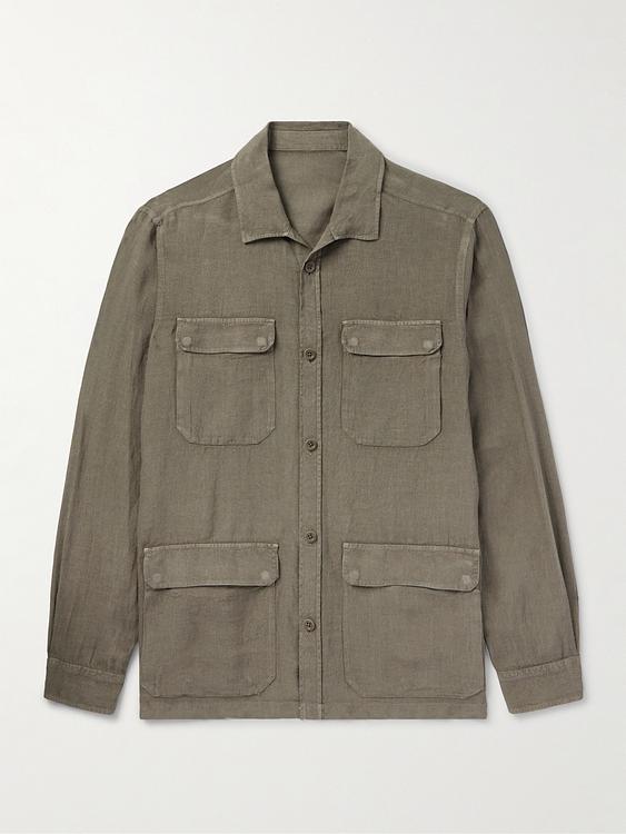 Taupe casual jacket from Herno