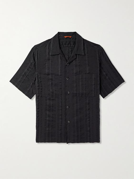 Black short sleeve shirt from Barena
