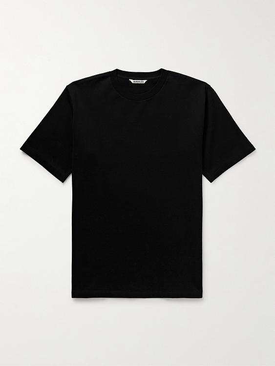 Black t-shirt from Auralee