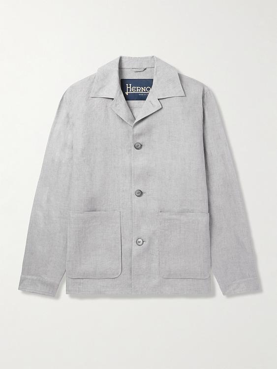 Grey overshirt from Herno