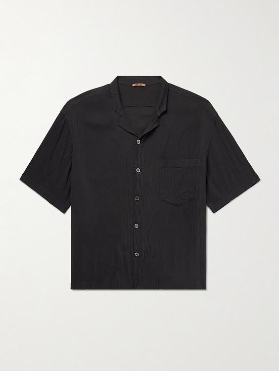 Black short sleeve shirt from Barena