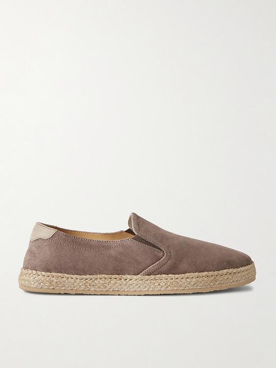 Grey loafers from Brunello Cucinelli