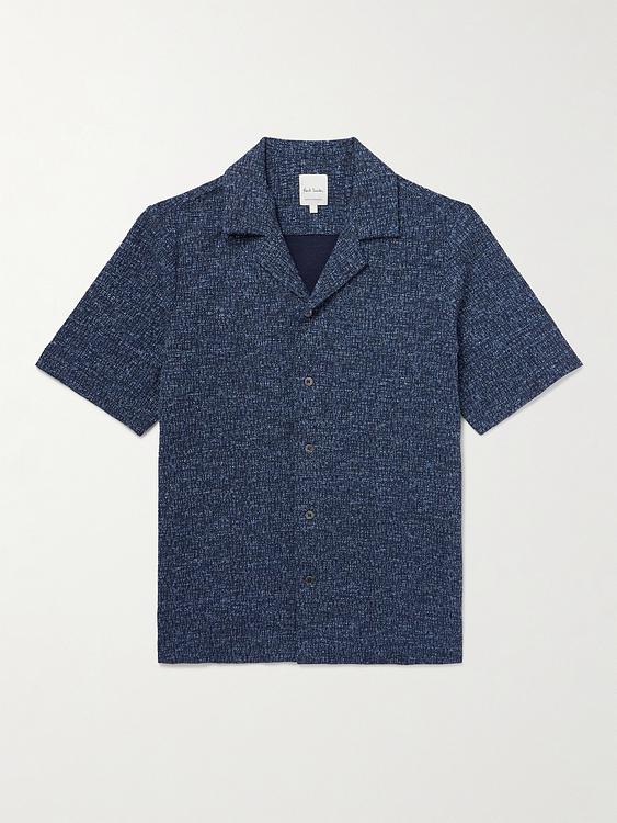 Dark blue short sleeve shirt from Paul Smith