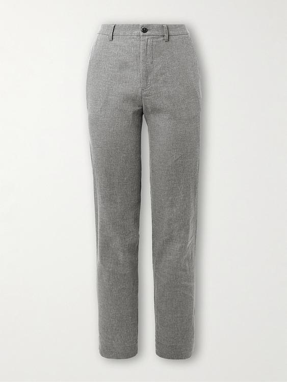 Grey linen trousers from Barena