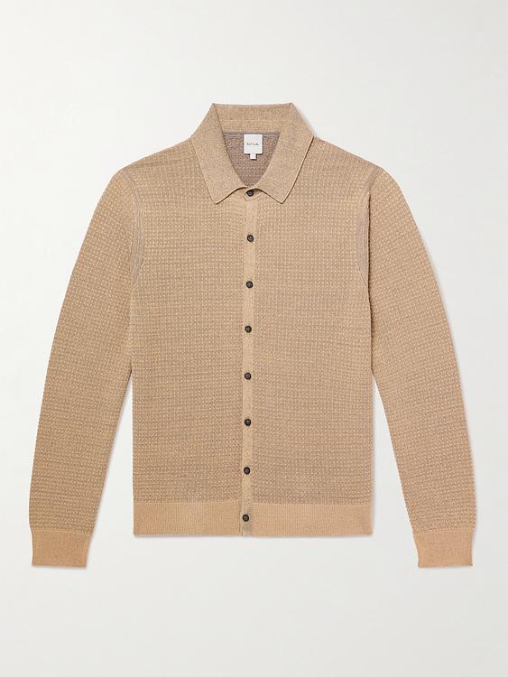 Taupe cardigan from Paul Smith