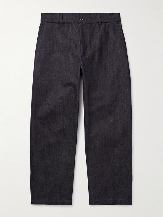 Black chinos from De Bonne Facture
