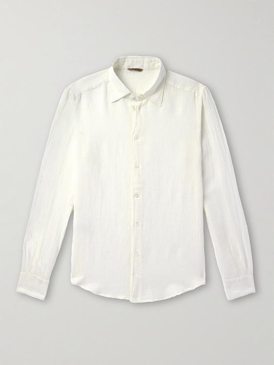 White linen shirt from Barena