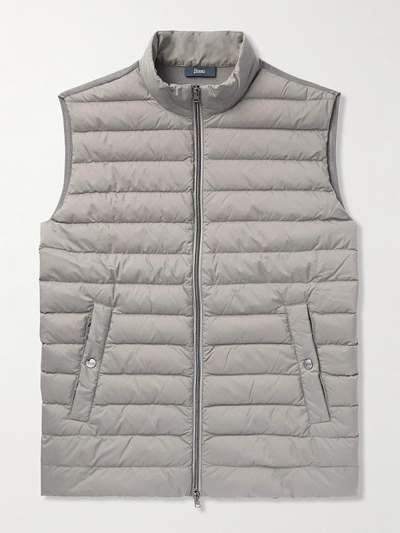 Grey vest from Herno