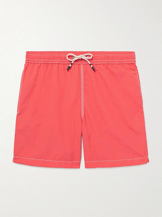 Red swim shorts from Hartford