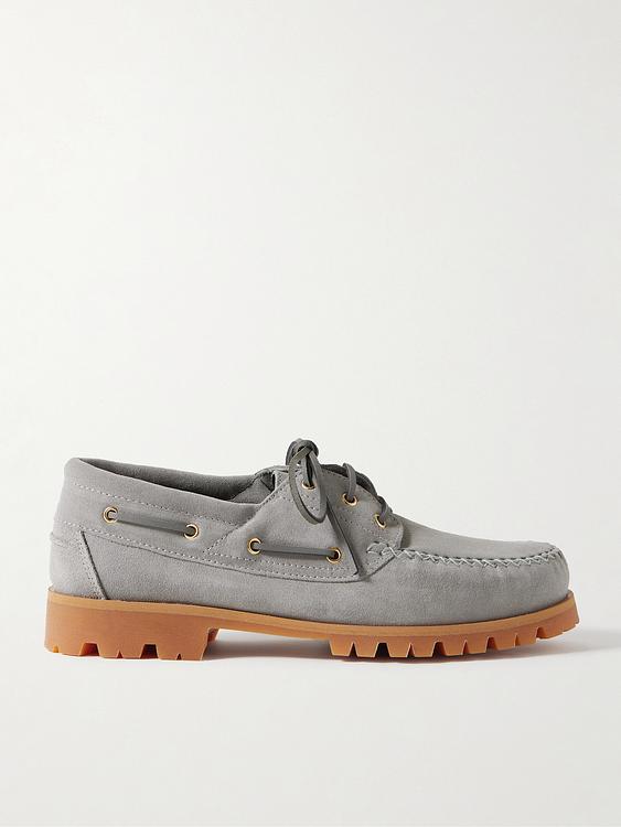 Grey boat shoes from VINNY's