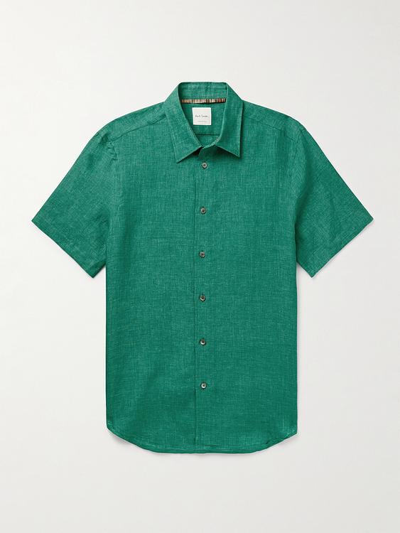 Teal short sleeve shirt from Paul Smith