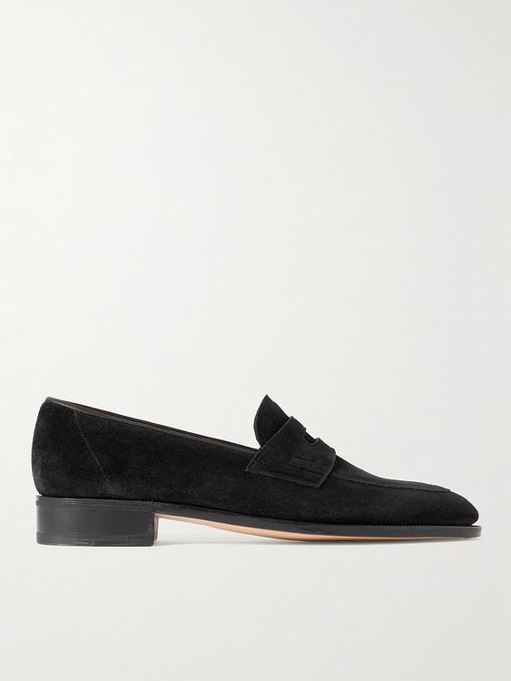 Black loafers from John Lobb