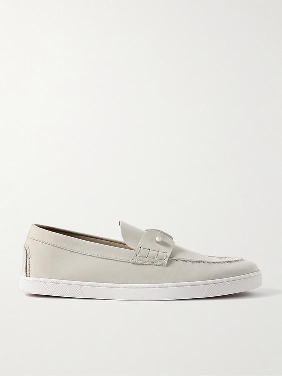 Beige loafers from Christian Louboutin