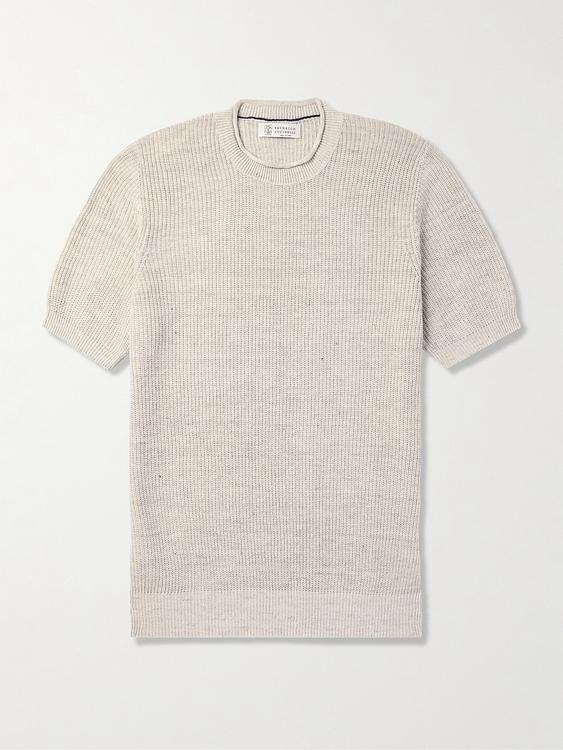 White t-shirt from Brunello Cucinelli