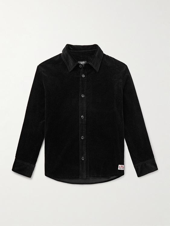 Black casual shirt from A.P.C