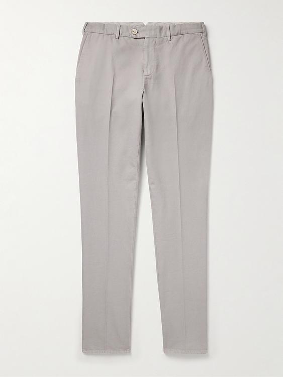 Grey chinos from Brunello Cucinelli