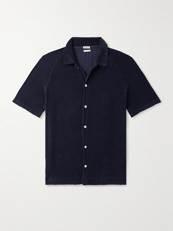 Black short sleeve shirt from Massimo Alba